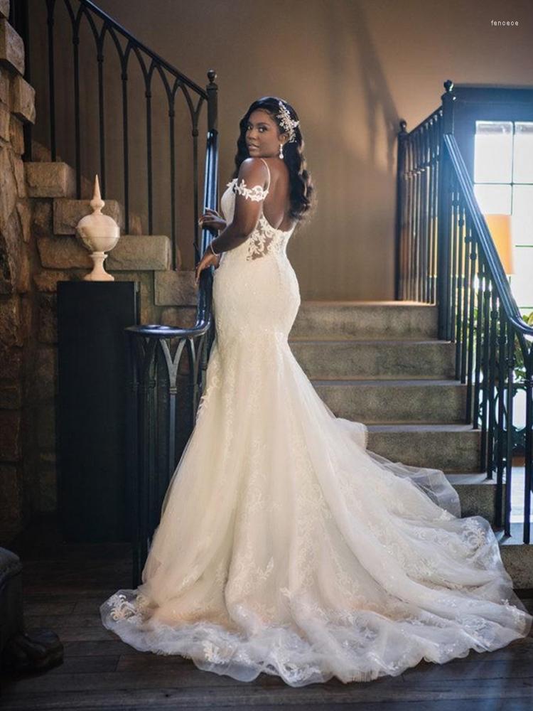 Wedding Dress Plus Size Mermaid Dresses Spaghetti Straps Off Shoulder Backless Lace Appliques Bridal Gowns Gorgeous Vestido De Noiva, White
Wedding Dress Plus Size Mermaid Dresses Spaghetti Straps Off Shoulder Backless Lace Appliques Bridal Gowns Gorgeous Vestido De Noiva, White