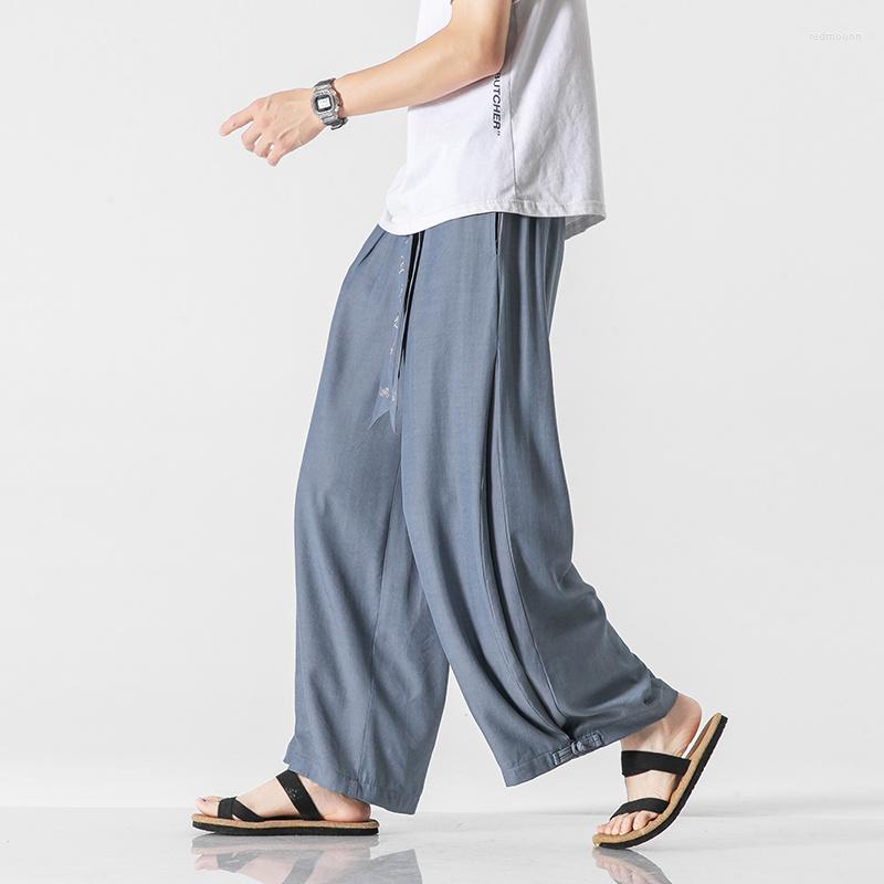 Men's Pants Summer Thin Loose Ice Silk Wide Men Clothing Plus Size Straight Culottes Casual Hanfu Harajuku Baggy Trousers Male, Black
Men's Pants Summer Thin Loose Ice Silk Wide Men Clothing Plus Size Straight Culottes Casual Hanfu Harajuku Baggy Trousers Male, Black
