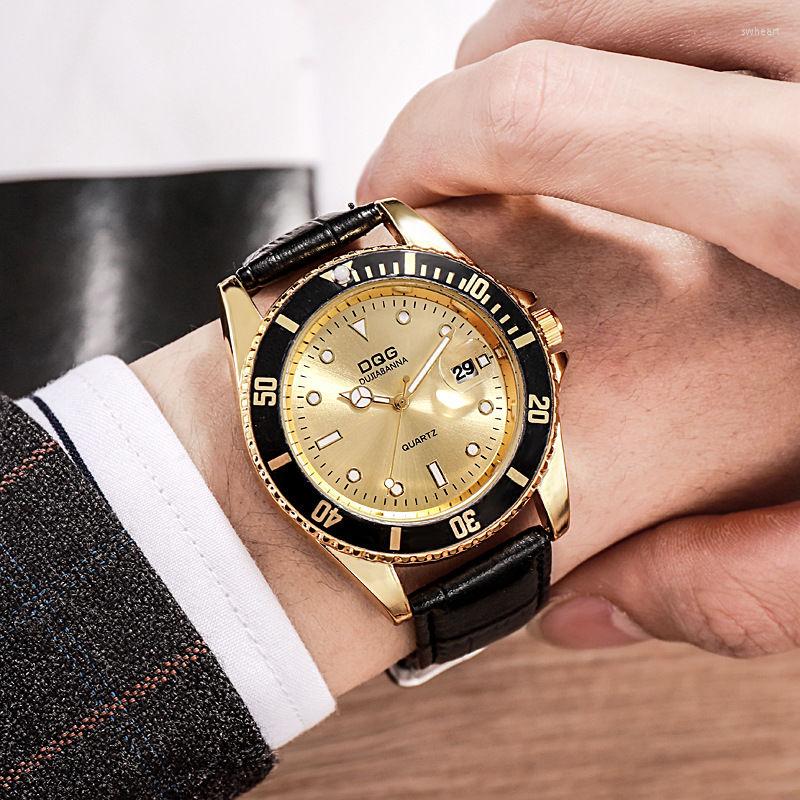 Wristwatches Men Leather Quartz Watch 2022 Fashion Casual Calendar Wristwatch Male Sports Military Clock Relogio Masculino, Steel black
Wristwatches Men Leather Quartz Watch 2022 Fashion Casual Calendar Wristwatch Male Sports Military Clock Relogio Masculino, Steel black