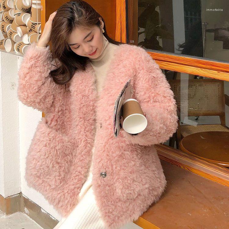 Women' Fur 2022 Fluffy Faux Coat Women Winter Fashionable Thick Warm Overcoat Fake Female Casual Party Outwear Tops Jackets D32, Pink
Women' Fur 2022 Fluffy Faux Coat Women Winter Fashionable Thick Warm Overcoat Fake Female Casual Party Outwear Tops Jackets D32, Pink