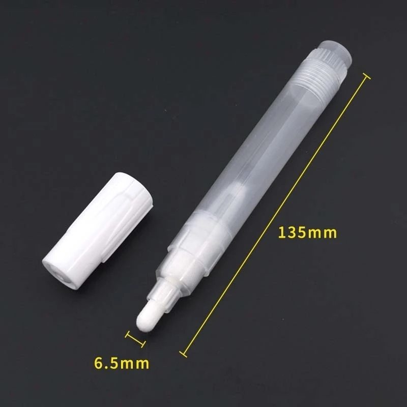 Markers 7 pcsset Plastic Empty Pen Rod 3mm 8mm 10mm 15mm 30mm Barrels Tube for Graffiti Pen Liquid Chalk Markers Paint Pen Accessories 221111