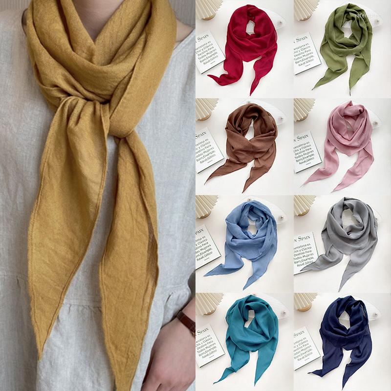 Scarves Soft Neck Large Rhombus Cotton Linen Scarf DIY Bandanas Hairscarf Decorative Small Shawls Fashion All-match
Scarves Soft Neck Large Rhombus Cotton Linen Scarf DIY Bandanas Hairscarf Decorative Small Shawls Fashion All-match