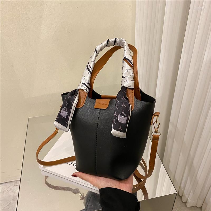 Evening Bags Handbags Women's Fashion Casual Contrast Color Retro Bucket Bag Texture Shoulder Messenger, Black
Evening Bags Handbags Women's Fashion Casual Contrast Color Retro Bucket Bag Texture Shoulder Messenger, Black