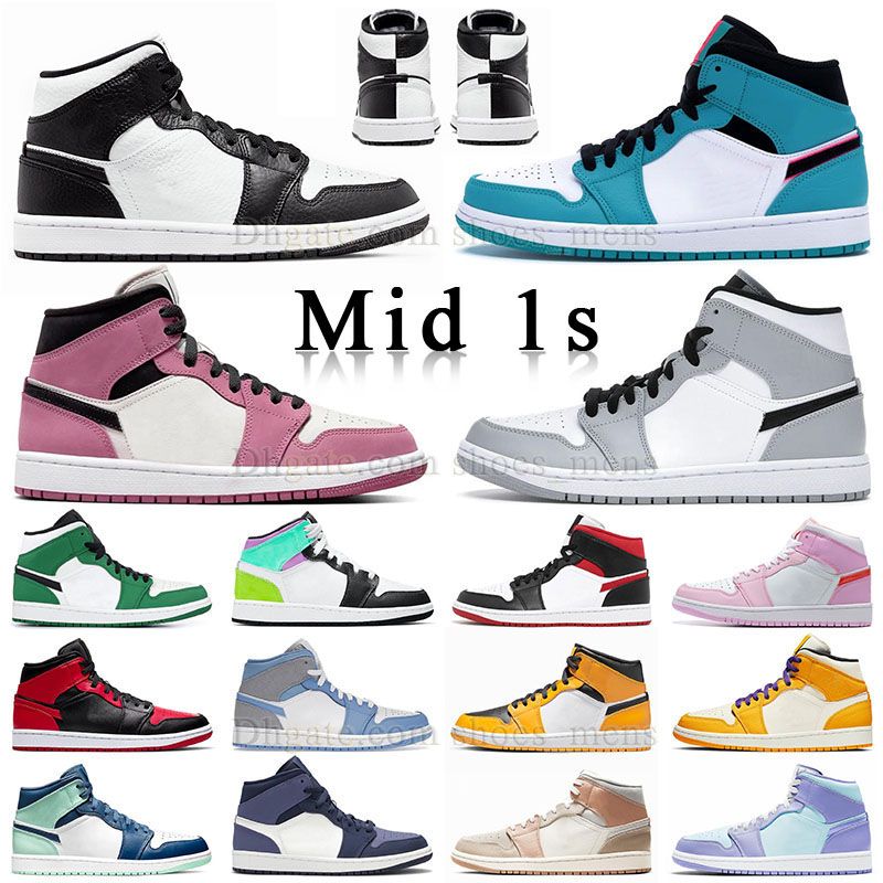 Mid 1s Sneakers Basketball Shoes Jumpman 1 Men Women Split Black and White South Beach Marine Green Mint Purple Pulse Light Smoke Wolf Grey J1 Sneaker Designer Trainer, M17 36-46 mid multi-color
Mid 1s Sneakers Basketball Shoes Jumpman 1 Men Women Split Black and White South Beach Marine Green Mint Purple Pulse Light Smoke Wolf Grey J1 Sneaker Designer Trainer, M17 36-46 mid multi-color