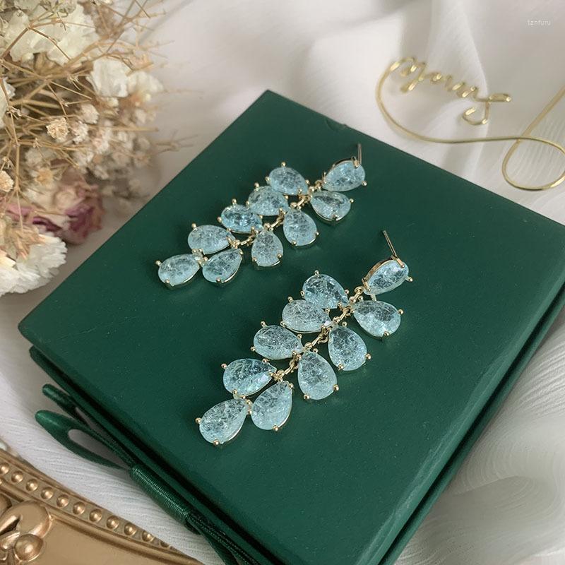 Dangle Earrings Luxury Women Earring Aesthetic Green Leaf Long Tassel Pendant For Charm Lady Aros Korean Fashion Jewelry Accessories
Dangle Earrings Luxury Women Earring Aesthetic Green Leaf Long Tassel Pendant For Charm Lady Aros Korean Fashion Jewelry Accessories