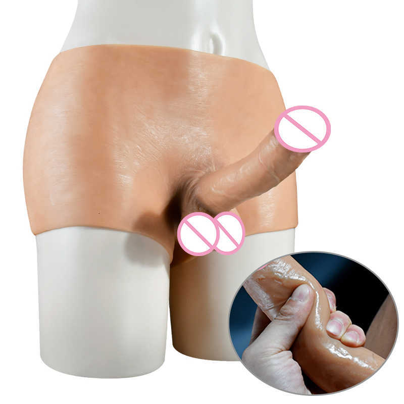 Vibrator Massager Strapon Panties Strap on Realistic Dildo Men Gay Game Sex Toys for Lesbian Women Penis Pants Adult Masturbation