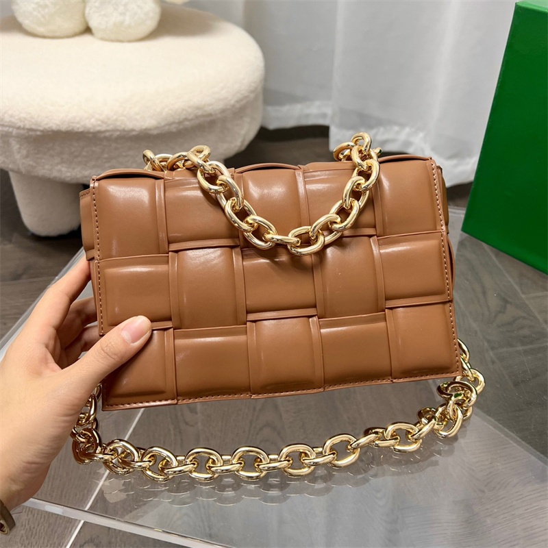 Designer Woven Shoulder Bags Womens Padded Cassette Handbag Thicken Chains Crossbody Pillow Bag Luxury Weave B Leather Purses Handbags, Black
Designer Woven Shoulder Bags Womens Padded Cassette Handbag Thicken Chains Crossbody Pillow Bag Luxury Weave B Leather Purses Handbags, Black