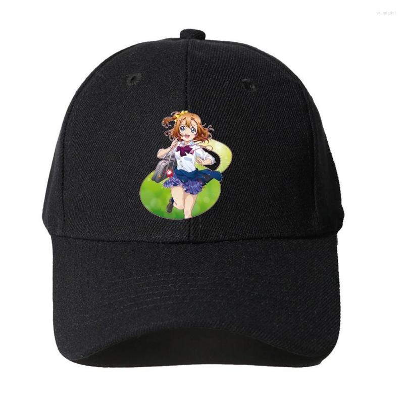 Berets Cartoon Anime Love Live Peaked Cap Black Cotton Adjustable Fashion Teenager Leisure Wild Print Outdoor Travel Baseball
Berets Cartoon Anime Love Live Peaked Cap Black Cotton Adjustable Fashion Teenager Leisure Wild Print Outdoor Travel Baseball