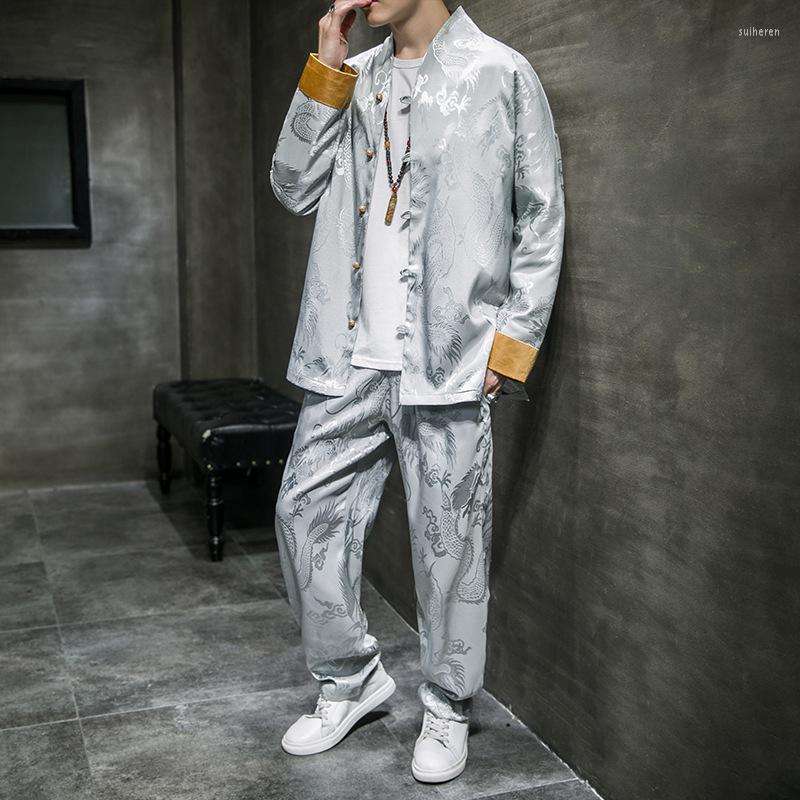 Ethnic Clothing Suit Chinese Men's Clothes 2022 Style Fashion Two-piece Long-sleeve Trousers Casual Hanfu Male
Ethnic Clothing Suit Chinese Men's Clothes 2022 Style Fashion Two-piece Long-sleeve Trousers Casual Hanfu Male