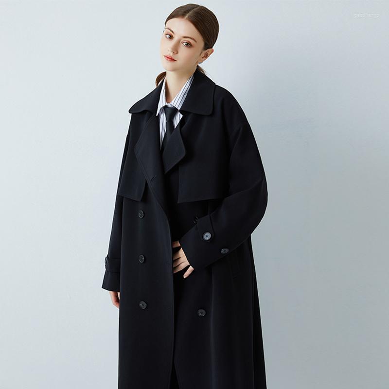 Women' Trench Coats Black Temperament Windbreaker Women 2022 This Year' Autumn And Winter Korean Loose Coat Medium Long
Women' Trench Coats Black Temperament Windbreaker Women 2022 This Year' Autumn And Winter Korean Loose Coat Medium Long