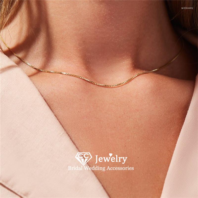 Choker Necklace Women Accessory Stainless Steel Delicate Chain Clavicle Chains Personalized Simple Design Colar Gift YX33290
Choker Necklace Women Accessory Stainless Steel Delicate Chain Clavicle Chains Personalized Simple Design Colar Gift YX33290