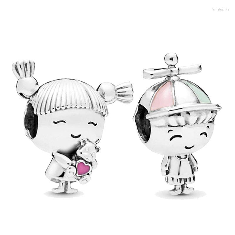 Beads Genuine 925 Sterling Silver Jewelry Boy And Girl Charm Fit Original Bracelet Pendant Making Gift For Women Jewel
Beads Genuine 925 Sterling Silver Jewelry Boy And Girl Charm Fit Original Bracelet Pendant Making Gift For Women Jewel
