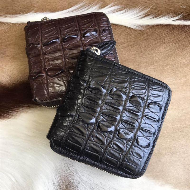 Wallets 2022 Designer Luxury Crocodile Skin Men Coin Business Genuine Leather Zipper Wallet Large Capacity Short 45, Black
Wallets 2022 Designer Luxury Crocodile Skin Men Coin Business Genuine Leather Zipper Wallet Large Capacity Short 45, Black