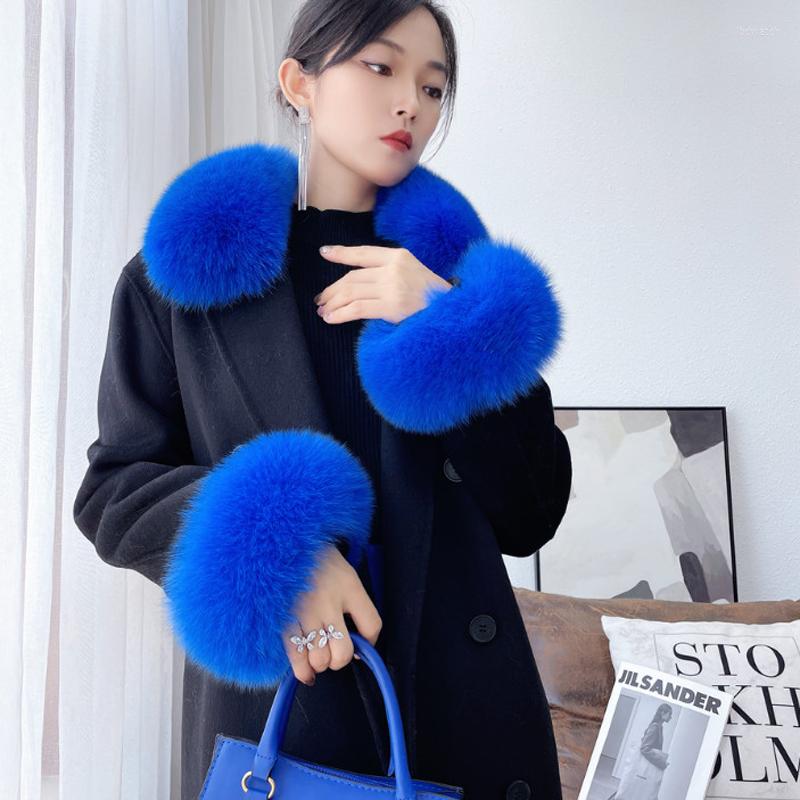 Scarves Winter Natural Real Fur Scarf Neck Warm Square Collar Decorate Short Women's Fashion Coat Cuffs Arm Warmer One Set
Scarves Winter Natural Real Fur Scarf Neck Warm Square Collar Decorate Short Women's Fashion Coat Cuffs Arm Warmer One Set