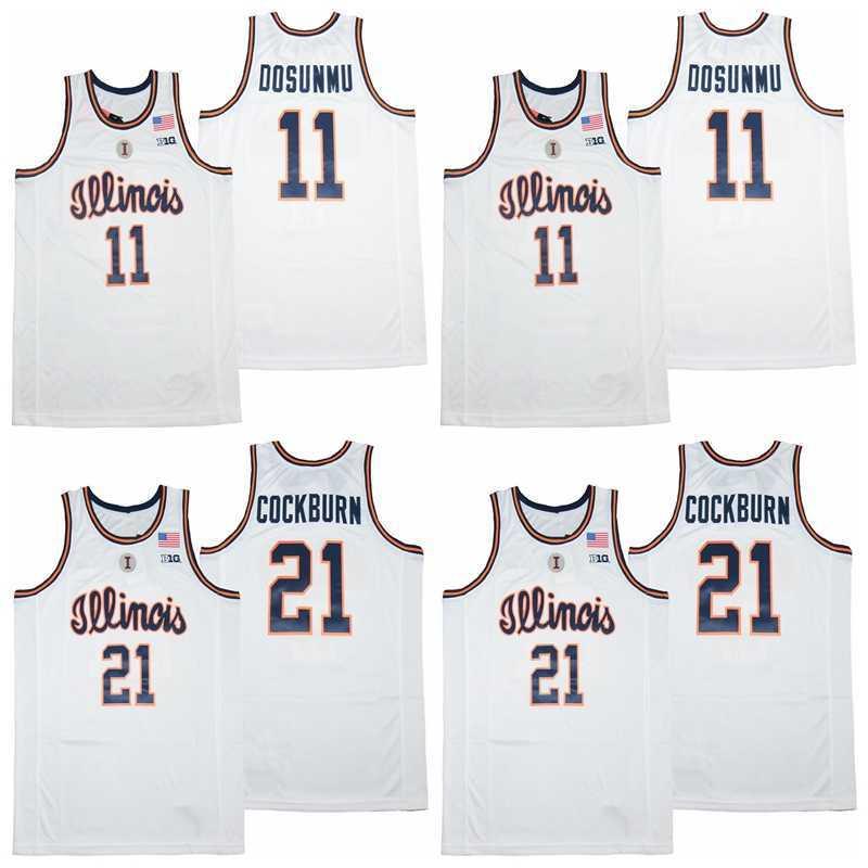 NCAA College Basketball Illinois Fighting Illini 11 Ayo Dosunmu Jersey University 21 Kofi Cockburn Team White Breathable Good Quality, 21 white
NCAA College Basketball Illinois Fighting Illini 11 Ayo Dosunmu Jersey University 21 Kofi Cockburn Team White Breathable Good Quality, 21 white
