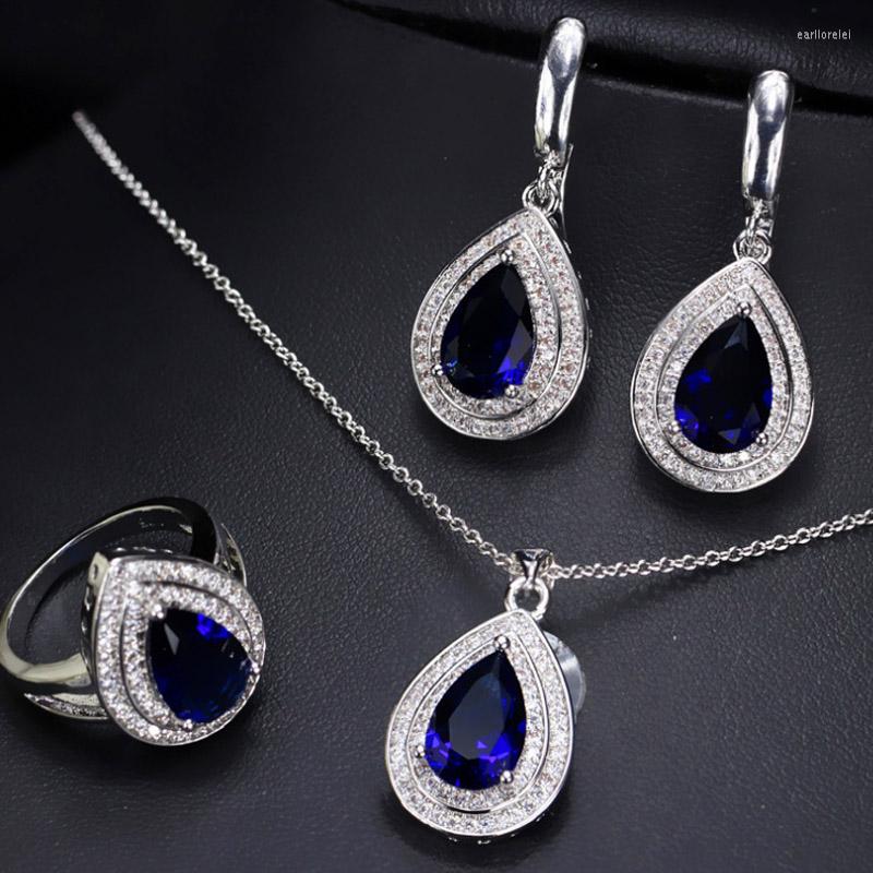 Necklace Earrings Set Zlxgirl Bridal Water Drop Shape Zircon Ring Wedding Ladies Banquet, Picture shown
Necklace Earrings Set Zlxgirl Bridal Water Drop Shape Zircon Ring Wedding Ladies Banquet, Picture shown