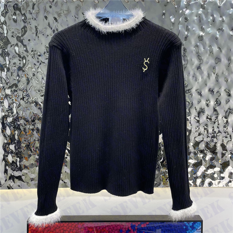 Metal Letter Womens Knits Hoodie Tops Design Sleeve Mouth Stitch Mink Hair Sweaters Autumn Winter Knitting Pullover Clothing, Extra shipping/no ship
Metal Letter Womens Knits Hoodie Tops Design Sleeve Mouth Stitch Mink Hair Sweaters Autumn Winter Knitting Pullover Clothing, Extra shipping/no ship