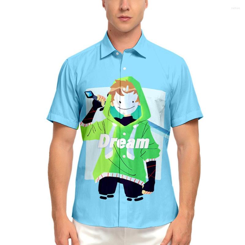 Men's Casual Shirts DREAM Merch Men Shirt Anime Cosplay Turn-down Collar Oversized 6XL Botton Pocket Streetwear Short Sleeve Summer Top 2022
Men's Casual Shirts DREAM Merch Men Shirt Anime Cosplay Turn-down Collar Oversized 6XL Botton Pocket Streetwear Short Sleeve Summer Top 2022