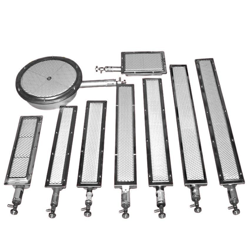 BBQ Tools Accessories Portable Barbecue BBQ Infrared Ceramic Burner Stainless Steel Ceramics Gas Burner Alumunium Plate Infrared Burner with Nozzle 22