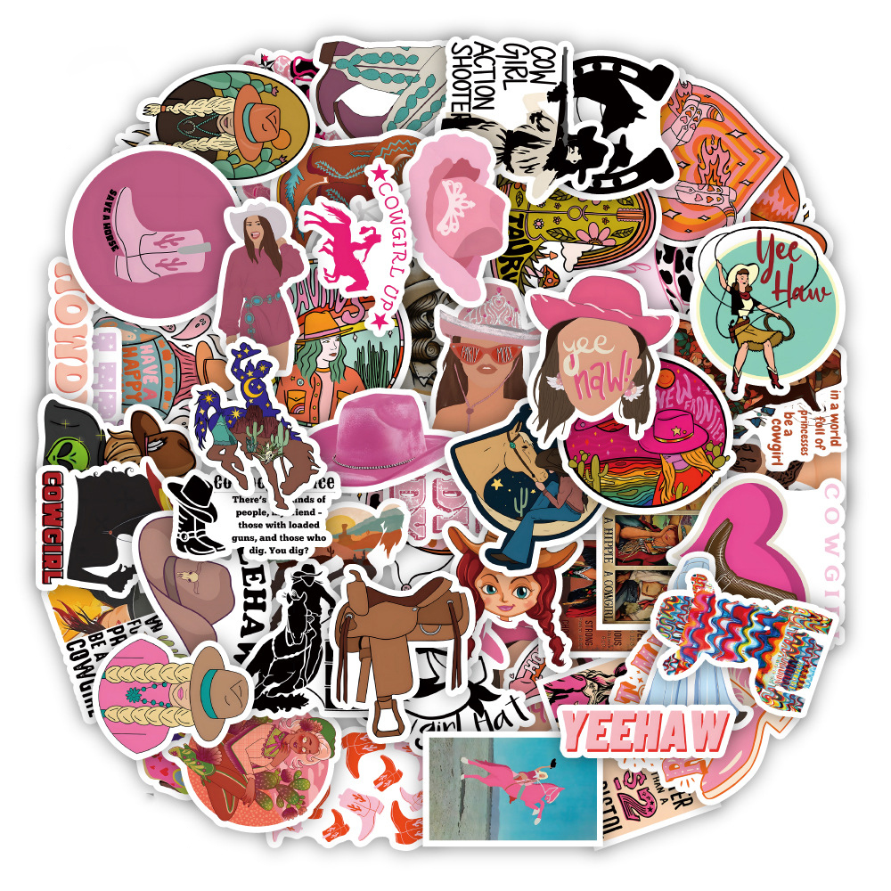 50pcs Cartoon Cowgirl Stickers for Kids Skate Accessories Vinyl Waterproof Sticker For Skateboard Laptop Luggage Phone Case Car Decals Party Decor
50pcs Cartoon Cowgirl Stickers for Kids Skate Accessories Vinyl Waterproof Sticker For Skateboard Laptop Luggage Phone Case Car Decals Party Decor