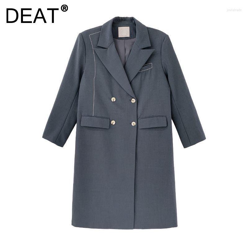 Women' Suits Fashion Women' Trench Coat Notched Collar Loose Doouble Breasted Solid Color Open Line Overcoat Autumn 2022 17A4505, Gray
Women' Suits Fashion Women' Trench Coat Notched Collar Loose Doouble Breasted Solid Color Open Line Overcoat Autumn 2022 17A4505, Gray