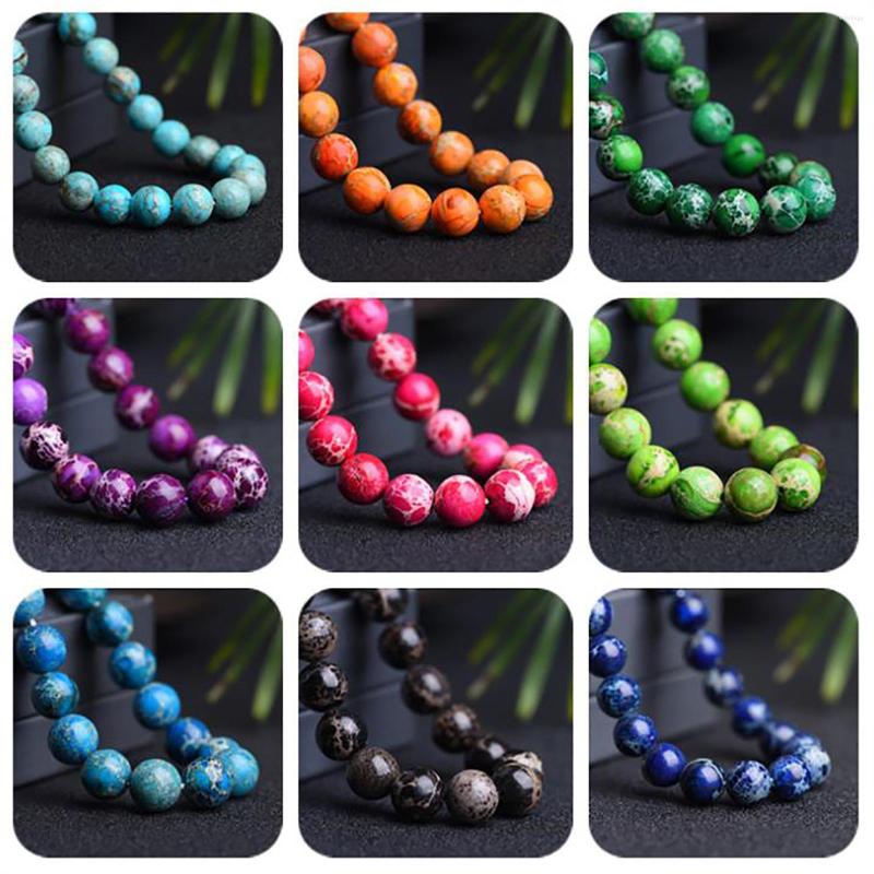 Beads 6 8 10 12mm Emperor Stone Natural Jaspers Round Multicolor Dyed For DIY Bracelets Jewelry Necklace Material 1Strand
Beads 6 8 10 12mm Emperor Stone Natural Jaspers Round Multicolor Dyed For DIY Bracelets Jewelry Necklace Material 1Strand