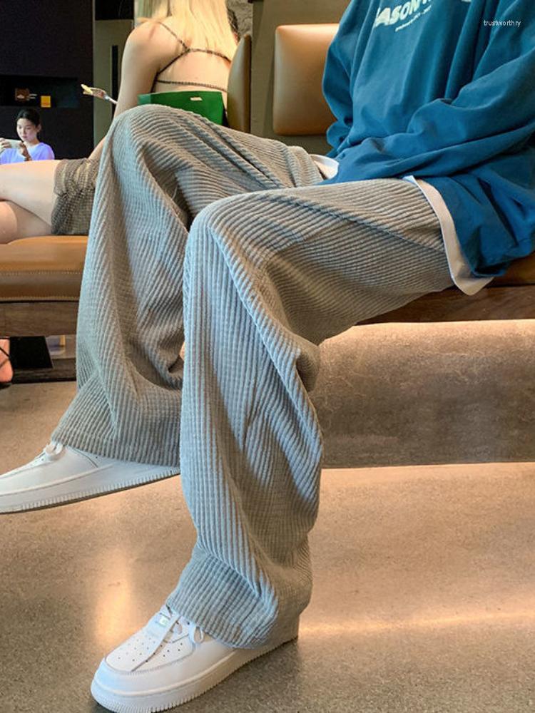 Men's Pants Gmiixder Velvet Waffle Corduroy Women Trendy Kpop Casual Trousers Men's Straight Loose Wild Wide-leg Streetwear, G08 gray
Men's Pants Gmiixder Velvet Waffle Corduroy Women Trendy Kpop Casual Trousers Men's Straight Loose Wild Wide-leg Streetwear, G08 gray