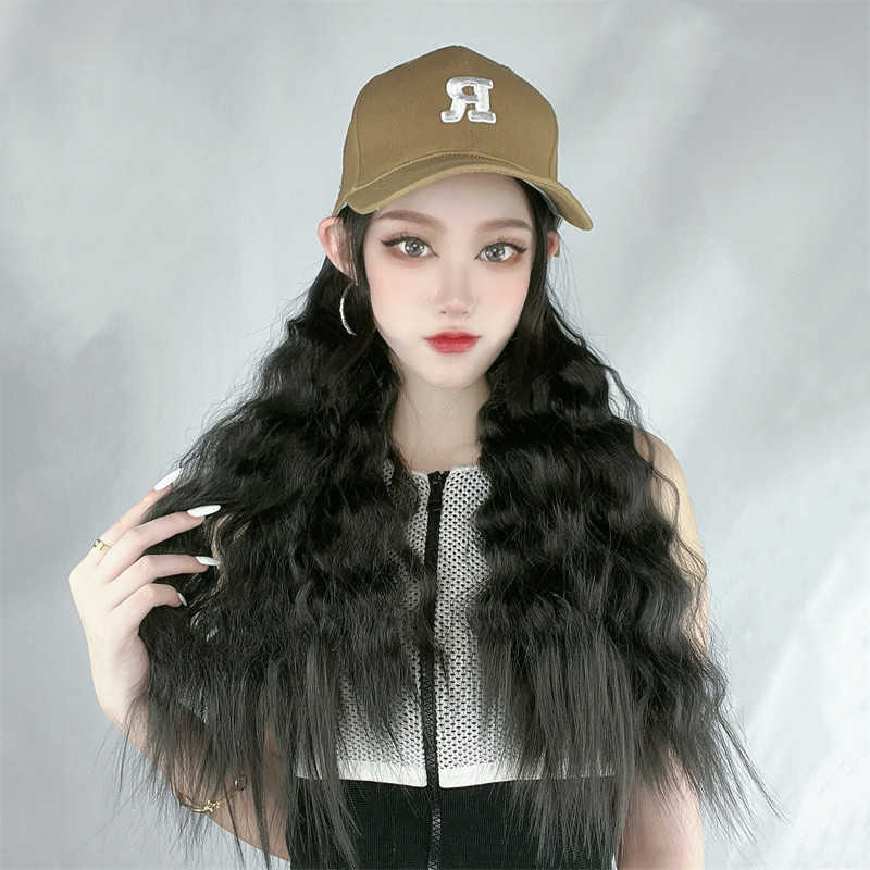 Women's Hair Wigs Lace Synthetic Children's Korean Spring and Autumn Water Ripple Simulation Head Set Wig Cap Integrated Long Hair, Black wig
Women's Hair Wigs Lace Synthetic Children's Korean Spring and Autumn Water Ripple Simulation Head Set Wig Cap Integrated Long Hair, Black wig
