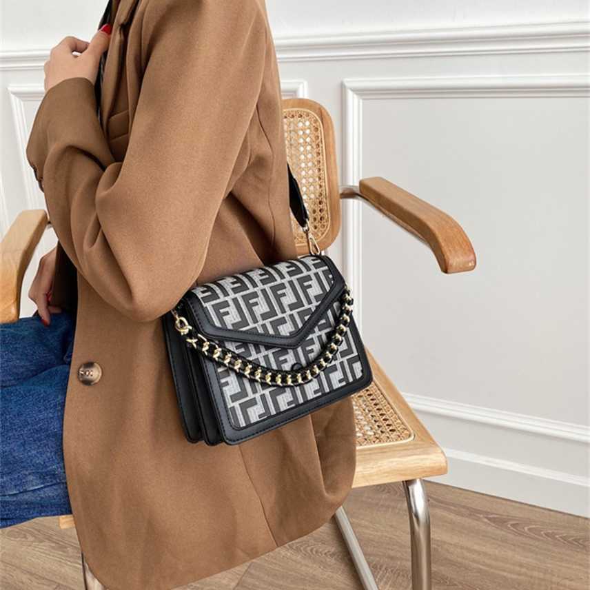 Bag womens chain small square bags fashion personalized texture sling single shoulder bag letter messenger purse, Black classic
Bag womens chain small square bags fashion personalized texture sling single shoulder bag letter messenger purse, Black classic