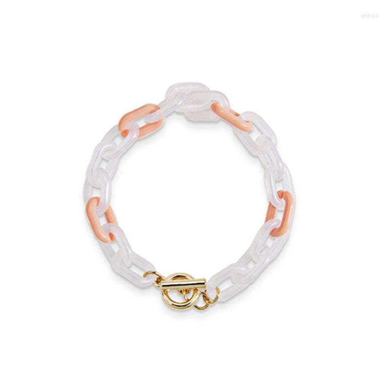 Link Bracelets Plastic For Women Acrylic Resin Pink Ot Chain Chunky Bracelet Egirls Teenage Summer Holiday Jewelry Harajuku Style
Link Bracelets Plastic For Women Acrylic Resin Pink Ot Chain Chunky Bracelet Egirls Teenage Summer Holiday Jewelry Harajuku Style