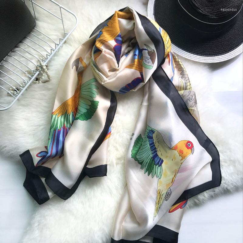 Scarves &Dolphin Women Chiffon Silky Scarf 180x90cm Parrot Print Light Pink Black Wraps Soft Uv Cut Big Shawl Tippet Bandana
Scarves &Dolphin Women Chiffon Silky Scarf 180x90cm Parrot Print Light Pink Black Wraps Soft Uv Cut Big Shawl Tippet Bandana