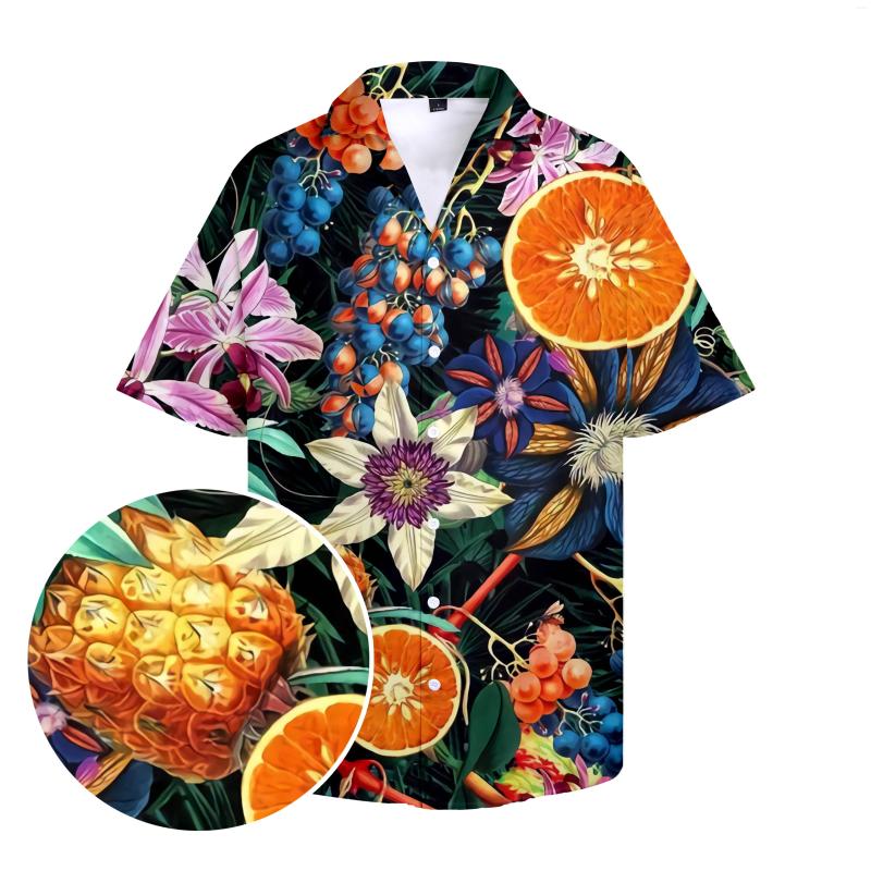 Men's Casual Shirts Hawaiian Fruits Printed Orange And Flowers Cool Creative Stitching Shirt For Men Beach Short Sleeve Oversize Tops, R101485
Men's Casual Shirts Hawaiian Fruits Printed Orange And Flowers Cool Creative Stitching Shirt For Men Beach Short Sleeve Oversize Tops, R101485