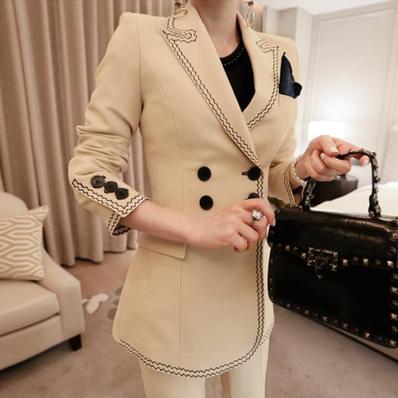 Women' Two Piece Pants Fashion Office Lady Workwear Suit Women' Pant Suits Autumn Sets Blazers Jacket Slim Pencil Two-piece
Women' Two Piece Pants Fashion Office Lady Workwear Suit Women' Pant Suits Autumn Sets Blazers Jacket Slim Pencil Two-piece