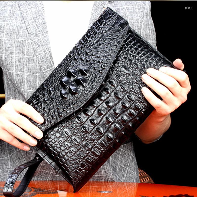 Wallets Crocodile Skin Clutch 2022 Leather High-End High-Quality Business Large-Capacity Coin Purse Card Pocket Bag, Brown
Wallets Crocodile Skin Clutch 2022 Leather High-End High-Quality Business Large-Capacity Coin Purse Card Pocket Bag, Brown