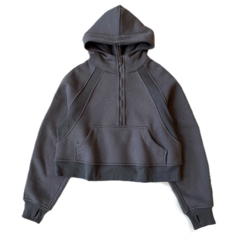 Women' Hoodies Sweatshirts comfortable soft waxy half zippered fleece pullover hooded short, Brown
Women' Hoodies Sweatshirts comfortable soft waxy half zippered fleece pullover hooded short, Brown