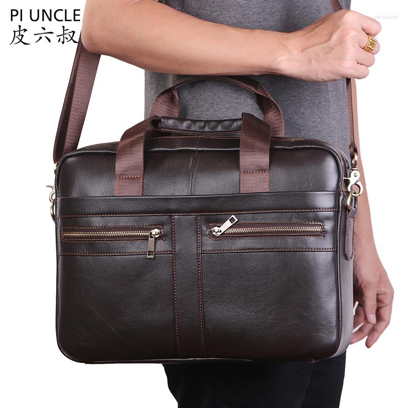 Briefcases Briefcase For Male Messenger Bag Men's Genuine Leather Document Men Shoulder Travel Handbags Satchel Laptop 14 Inch, Style 1
Briefcases Briefcase For Male Messenger Bag Men's Genuine Leather Document Men Shoulder Travel Handbags Satchel Laptop 14 Inch, Style 1