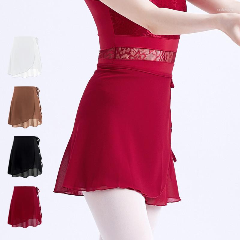 Stage Wear Women Ballet Skirt Tie Up Chiffon Skirts Girls Dance Dress Red Black Ballerina Tulle Adult Gymnastics Training, White
Stage Wear Women Ballet Skirt Tie Up Chiffon Skirts Girls Dance Dress Red Black Ballerina Tulle Adult Gymnastics Training, White
