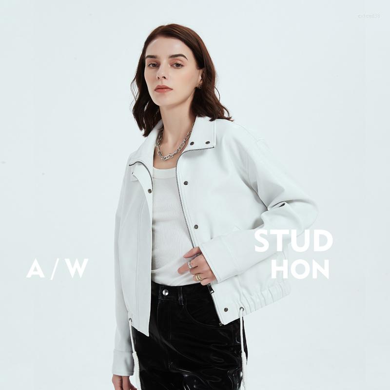 Women' Leather For Short Faux Jacket Women 2023 Female White PU Zipper Drawstring Simple Fashion Chic Coat Outwear
Women' Leather For Short Faux Jacket Women 2023 Female White PU Zipper Drawstring Simple Fashion Chic Coat Outwear