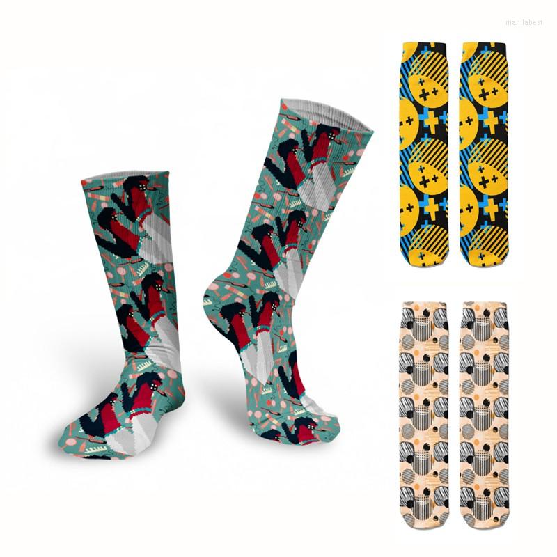 Women Socks Happy Graffiti 3D Print Cute Harajuku Colorful Art Series Personality Long Female, Style7
Women Socks Happy Graffiti 3D Print Cute Harajuku Colorful Art Series Personality Long Female, Style7