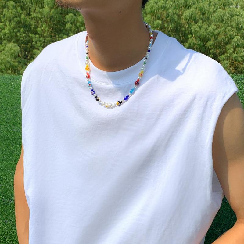 Choker 2022 Glass Flower Stitching Color Beaded Necklace Male Sunshine Boy Wild Collarbone Chain Jewelry Wholesale
Choker 2022 Glass Flower Stitching Color Beaded Necklace Male Sunshine Boy Wild Collarbone Chain Jewelry Wholesale