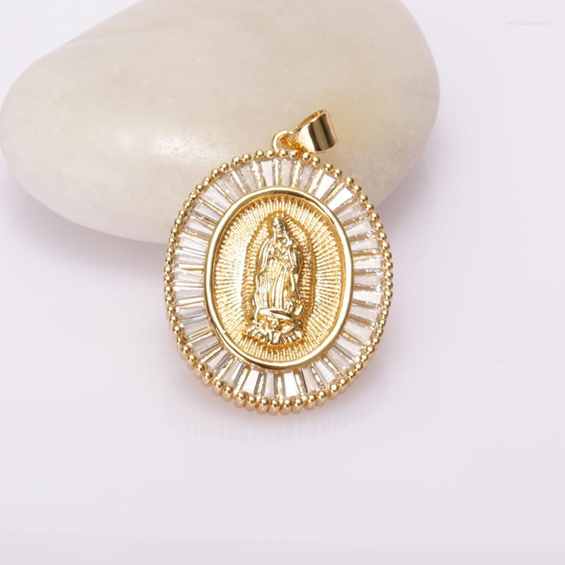 Pendant Necklaces 5pcs/lot CZ Religious Belief The Blessed Virgin Mary Gold Necklace Daily Jewelry Unisex
Pendant Necklaces 5pcs/lot CZ Religious Belief The Blessed Virgin Mary Gold Necklace Daily Jewelry Unisex