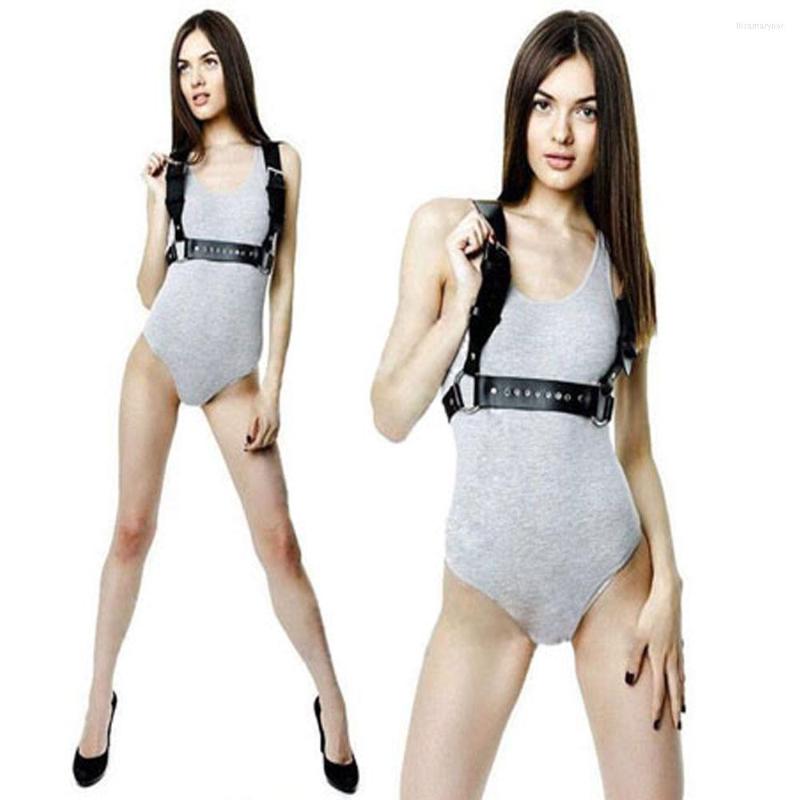 Belts Gothic Suspender Women Leather Harness Sexy Chest Sculpting Body Waist Belt Handmade Harajuku, Black
Belts Gothic Suspender Women Leather Harness Sexy Chest Sculpting Body Waist Belt Handmade Harajuku, Black
