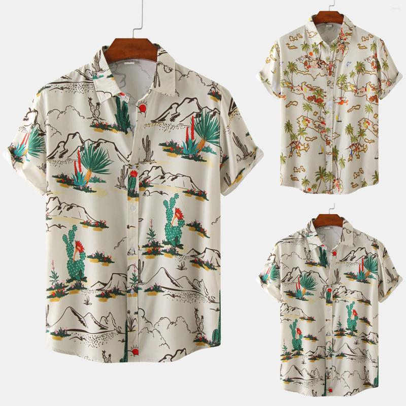 Men's Casual Shirts Tree Printed Men Short Sleeve Turn Down Collar Vacation Hawaiian Shirt Retro Male Blouses Chemise Homme, Green
Men's Casual Shirts Tree Printed Men Short Sleeve Turn Down Collar Vacation Hawaiian Shirt Retro Male Blouses Chemise Homme, Green