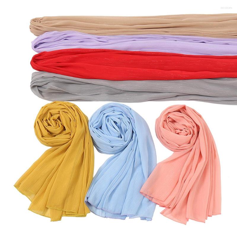 Scarves 2022 Chiffon And Silver Crinkle Women Long Hijab Scarf Muslim Lady Caps Islam Clothing Turkish Turban Shawl Headscarve
Scarves 2022 Chiffon And Silver Crinkle Women Long Hijab Scarf Muslim Lady Caps Islam Clothing Turkish Turban Shawl Headscarve