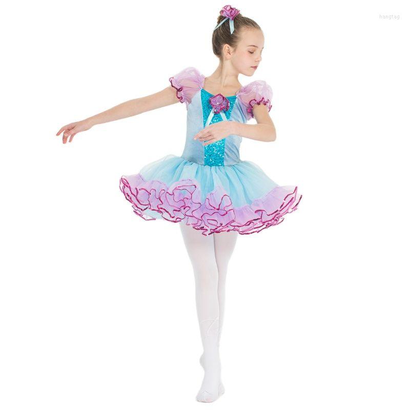 Stage Wear Girls Gauze Sequin Ballet Tutu Dress Adult Puff Sleeve Professional Performance Dance Costume Women Flower Fairy Dancing Dresses
Stage Wear Girls Gauze Sequin Ballet Tutu Dress Adult Puff Sleeve Professional Performance Dance Costume Women Flower Fairy Dancing Dresses