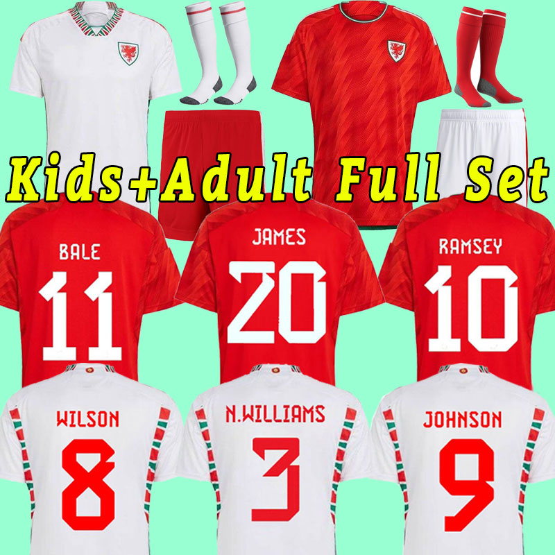 22 23 Wales Mens Soccer Jerseys WILSON JOHNSON RAMSEY BALE WILLIAMS JAMES RODON ALLEN MOORE ROBERTS DAVIES Football Shirt Short Sleeve men kids child adult, Away+patch
22 23 Wales Mens Soccer Jerseys WILSON JOHNSON RAMSEY BALE WILLIAMS JAMES RODON ALLEN MOORE ROBERTS DAVIES Football Shirt Short Sleeve men kids child adult, Away+patch