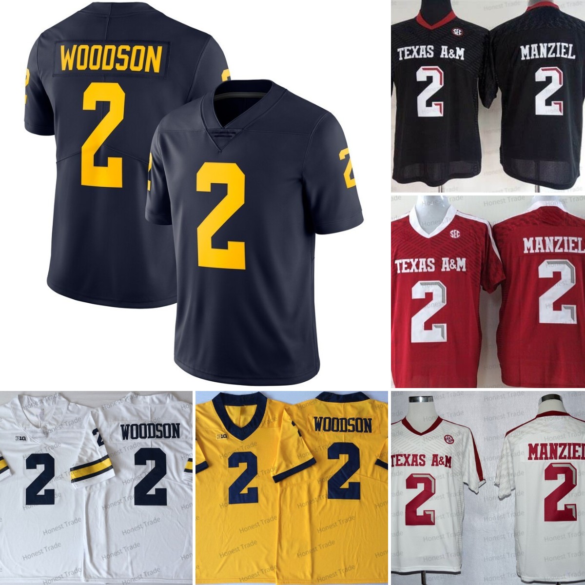 NCAA 2 Johnny Manziel Football Jersey Texas AM 2 Charles Woodson Michigan White NCAA College Mens Jerseys Stitched
NCAA 2 Johnny Manziel Football Jersey Texas AM 2 Charles Woodson Michigan White NCAA College Mens Jerseys Stitched