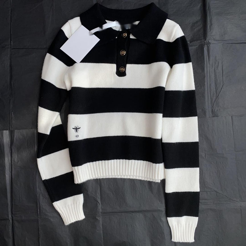 womens fleece sweater women Stylist letter Printing Pullover Sweatshirts cardigan Casual Black and white striped lapel Sweatshirt coat designer pull
womens fleece sweater women Stylist letter Printing Pullover Sweatshirts cardigan Casual Black and white striped lapel Sweatshirt coat designer pull
