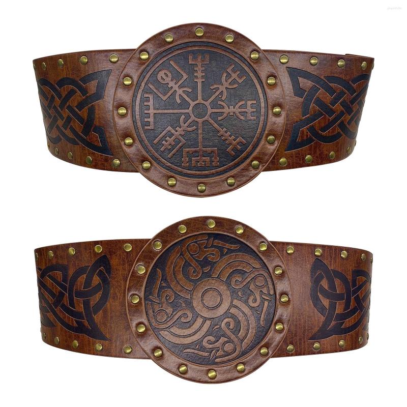 Belts Embossed Viking Wide Belt Adjustable Snap Closure PU Leather Waistband For Cosplay Daily Wear Halloween Costume, Black
Belts Embossed Viking Wide Belt Adjustable Snap Closure PU Leather Waistband For Cosplay Daily Wear Halloween Costume, Black