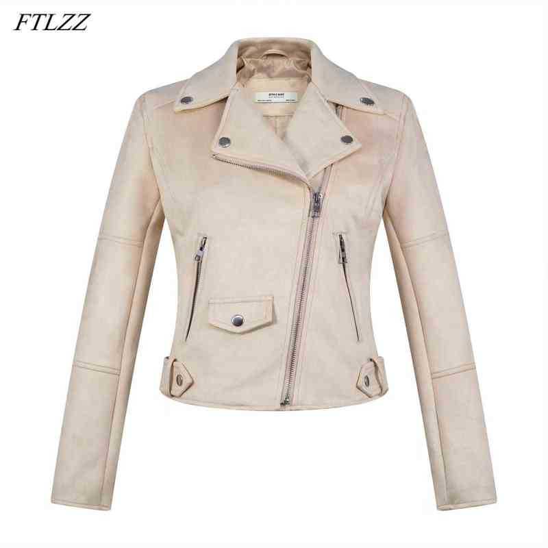 Ftlzz Spring Autumn Faux Suede Leather Short Jacket Women Zipper Moto Bike Pu Leather Jacket Lapel High Street Outfit Chic female J220727, Red
Ftlzz Spring Autumn Faux Suede Leather Short Jacket Women Zipper Moto Bike Pu Leather Jacket Lapel High Street Outfit Chic female J220727, Red